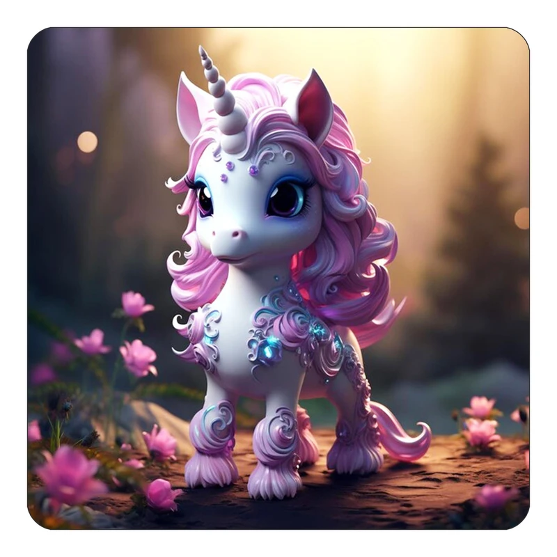 مگنت کاکتی طرح اسب تک شاخ و یونیکورن مدل mp30031