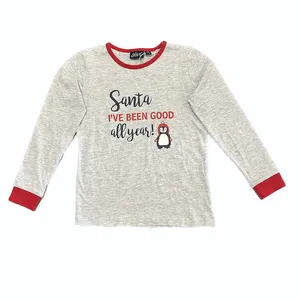 تی شرت آستین بلند پسرانه الایو مدل پنگوئن