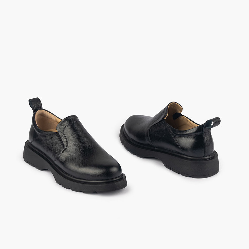 کفش روزمره زنانه چرم باربارا مدل 1126