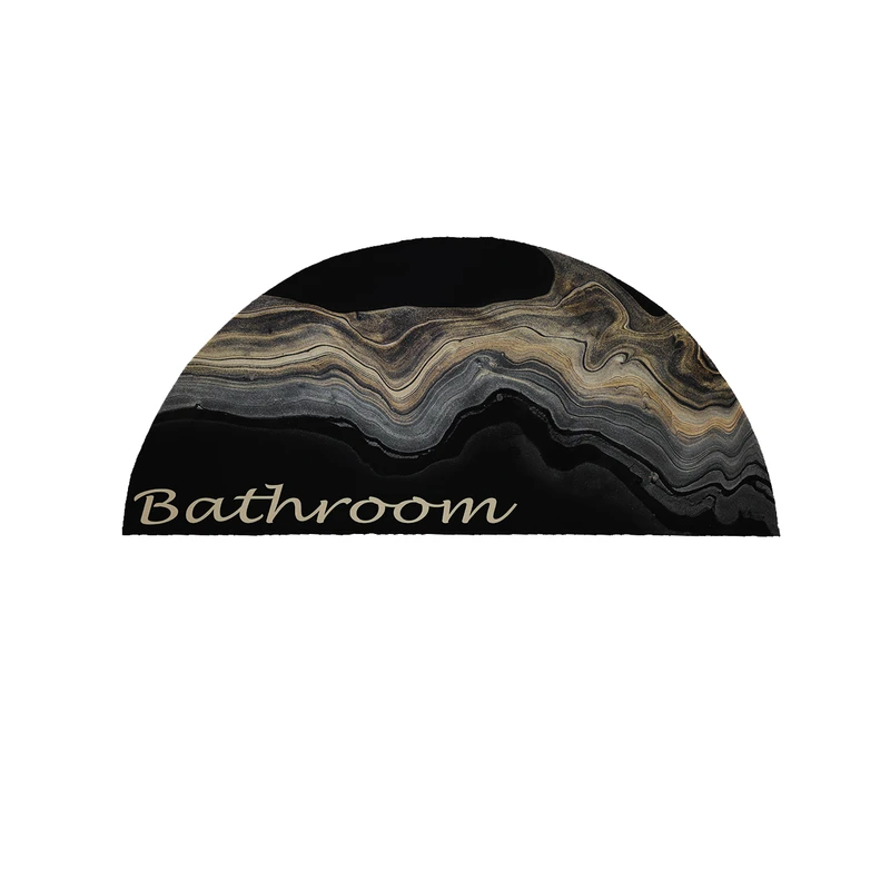  پادری مدل نیم دایره طرح حمام کد 9331 سایز 90×45 سانتی متر