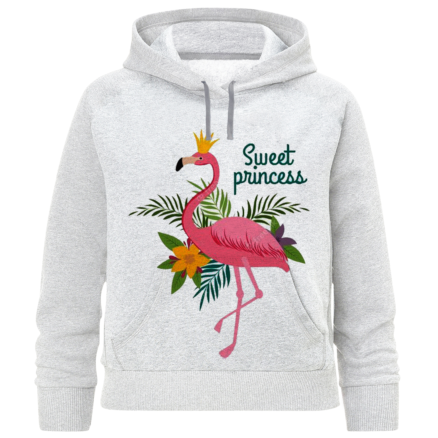هودی دخترانه مدل فلامینگو A164