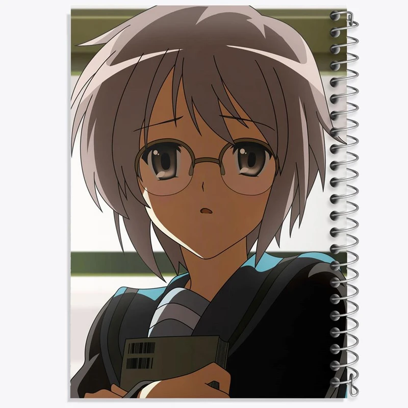 دفتر نت موسیقی 50 برگ خندالو مدل یوکی انیمه ناپدید شدن هارومی سوزومیا The Disappearance of Haruhi Suzumiya کد 23111