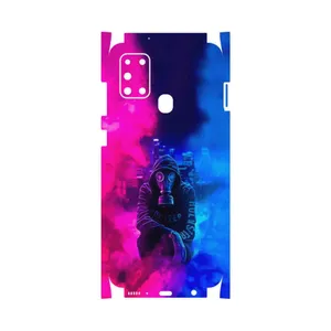 MAHOOT Smoke Rainbow Digital Art 2-FullSkin Cover Sticker for Samsung Galaxy A21s
