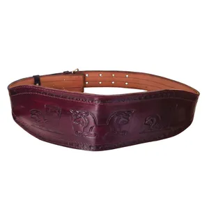 کمربند بدنسازی مدل چرم طبیعی هخامنش