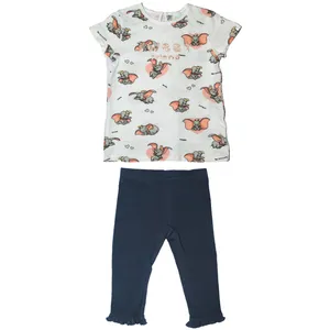 ست تی شرت و شلوارک دخترانه او وی اس مدل فیل کوچولو