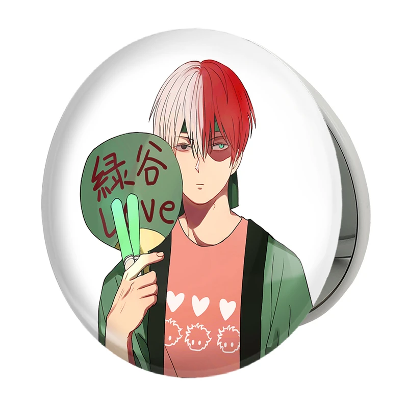 آینه جیبی خندالو طرح شوتو تودوروکی انیمه آکادمی قهرمان من مدل تاشو کد 16155 