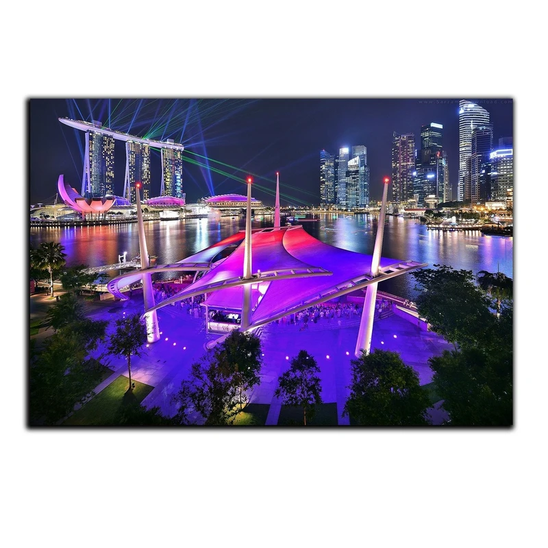 تابلو شاسی بکلیت طرح برج های سه قلو سنگاپور مدل SH-510