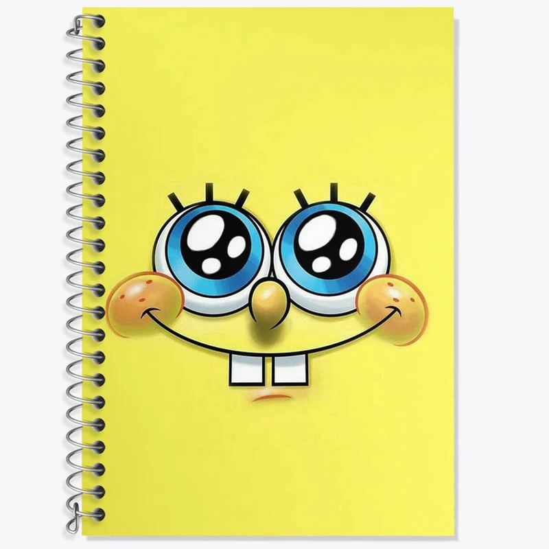 دفتر لغت 50 برگ خندالو مدل باب اسفنجی و پاتریک کد 1323