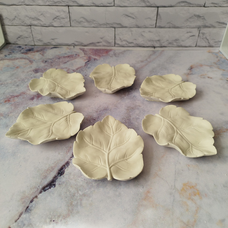 مجموعه ظروف هفت سین 6 پارچه مدل برگ پاییزی