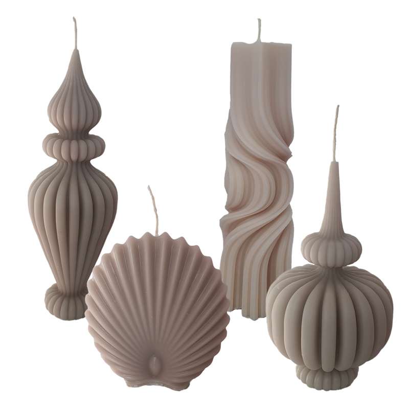 شمع دست ساز مدل G4 مجموعه 4 عددی