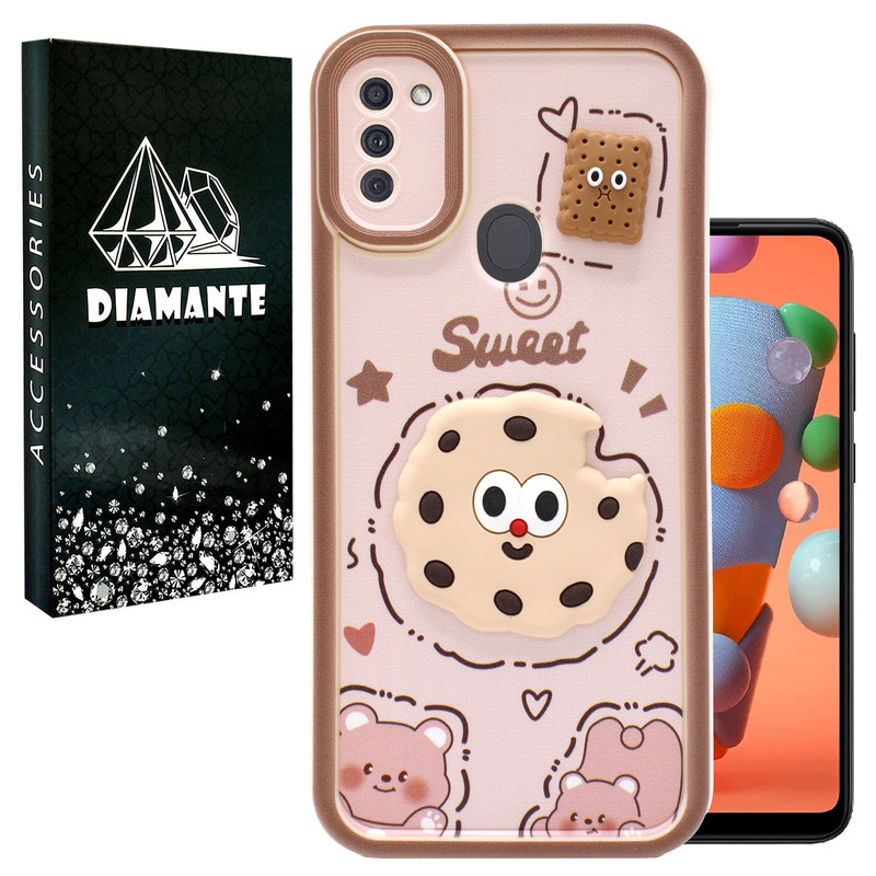 کاور دیامانته مدل Cookie Bk مناسب برای گوشی موبایل سامسونگ Galaxy M11