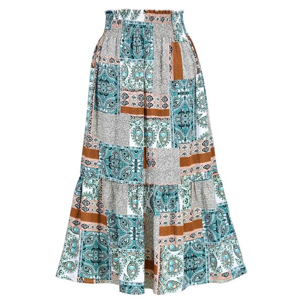 دامن چین‌دار زنانه دل آویز مدل H400