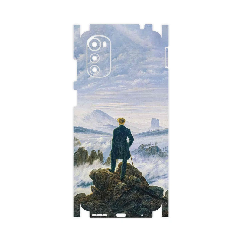 برچسب پوششی ماهوت مدل Wanderer above the Sea of Fog-FullSkin مناسب برای گوشی موبایل موتورولا Moto E32s