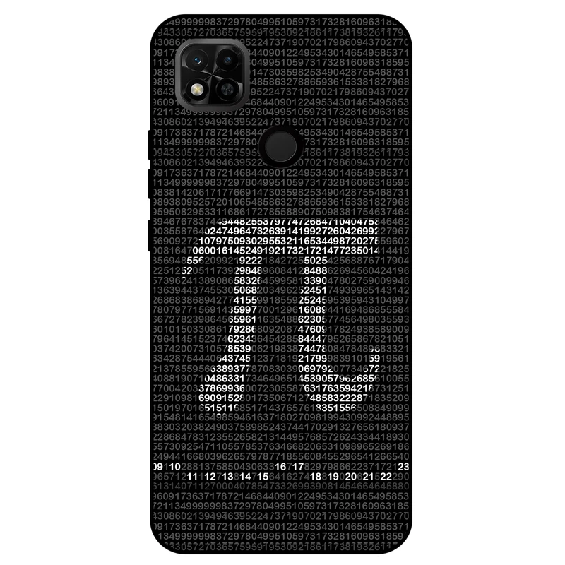 کاور مگافون طرح عدد پی مدل 7240 مناسب برای گوشی موبایل شیائومی Redmi 10A / 10A Sport