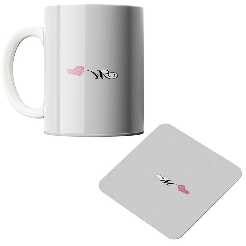 ماگ پادآفرین مدل اسم کد 401 به همراه زیرلیوانی 