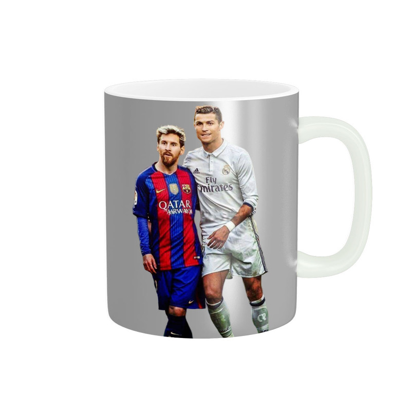 ماگ زیگورات مدل کریستیانو رونالدو و لیونل مسی کد 1635