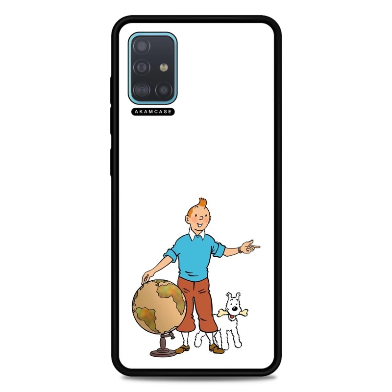 کاور آکام مدل AMC-WSGA51-TINTIN-14 مناسب برای گوشی موبایل سامسونگ Galaxy A51