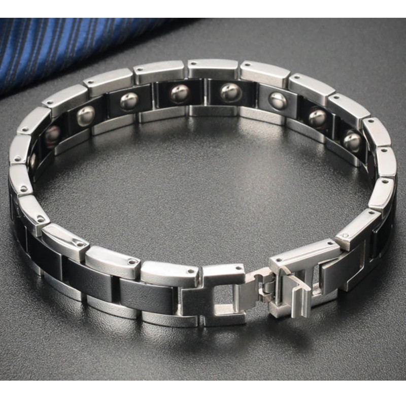 دستبند مغناطیسی مدل hematite کد sd128