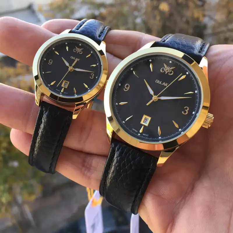 ست ساعت مچی عقربه ای زنانه و مردانه اوبلاک مدل 72699