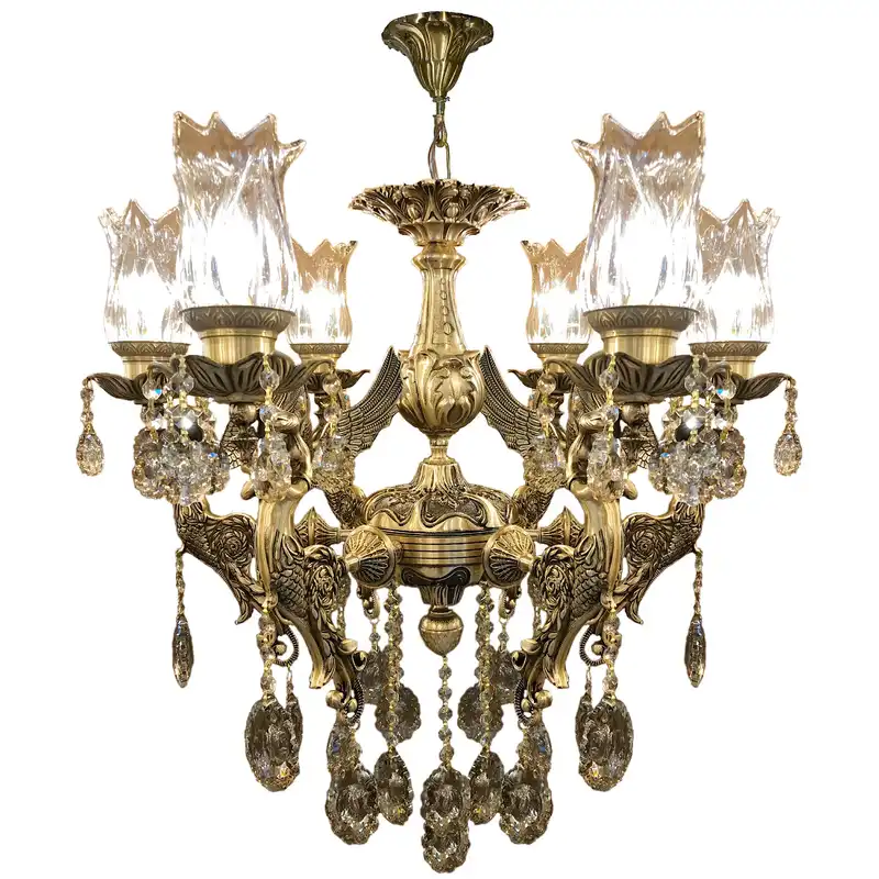 لوستر 6 شعله مدل فرشته کد 4514