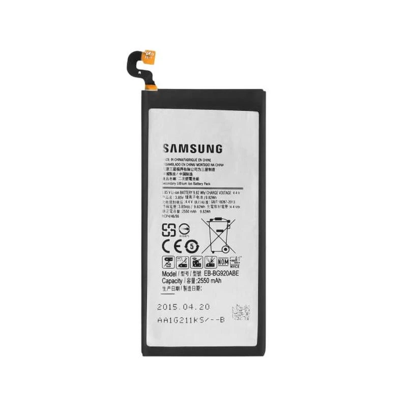 باتری موبایل مدل EB-BG9202ABE ظرفیت 2550 میلی آمپر ساعت مناسب برای گوشی موبایل سامسونگ Galaxy S6