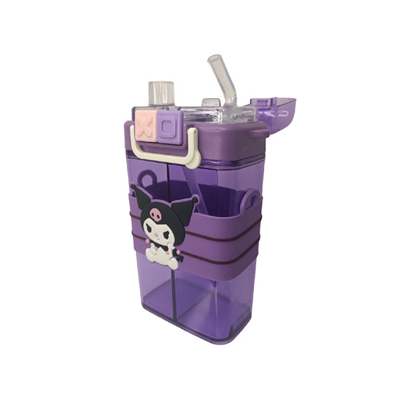 قمقمه کودک طرح دو مخزنه  مدل کرومی گنجایش 0.5 لیتر