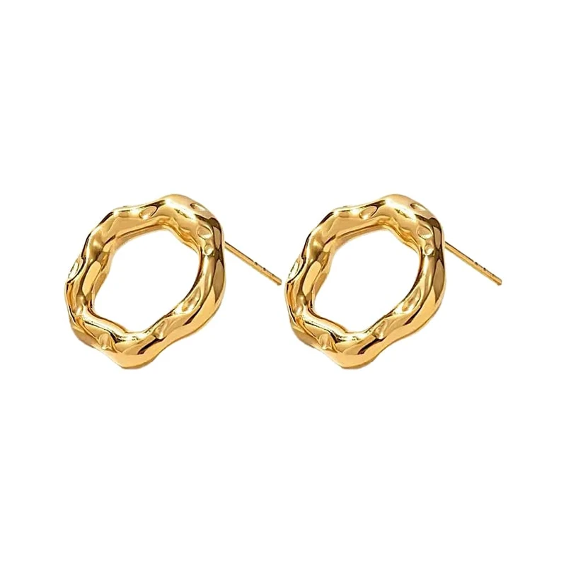 گوشواره زنانه مدل مینیمال گل کد MRYS1162