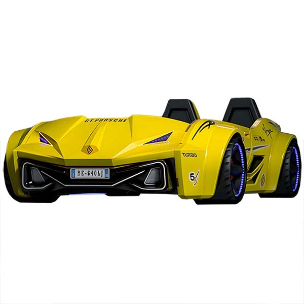 تخت‌خواب پلیمر یک نفره مدل تخت ماشینی کاپوت بازشو Super racing سایز 137 * 240 سانتی‌متر