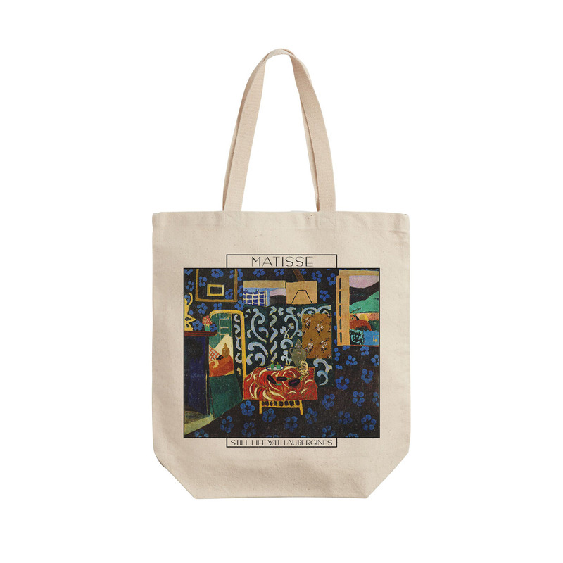 ساک خرید ترمه طراحان ایده مدل اشیاء بی جان، بادمجان ها  از ماتیس کد art0664 - L