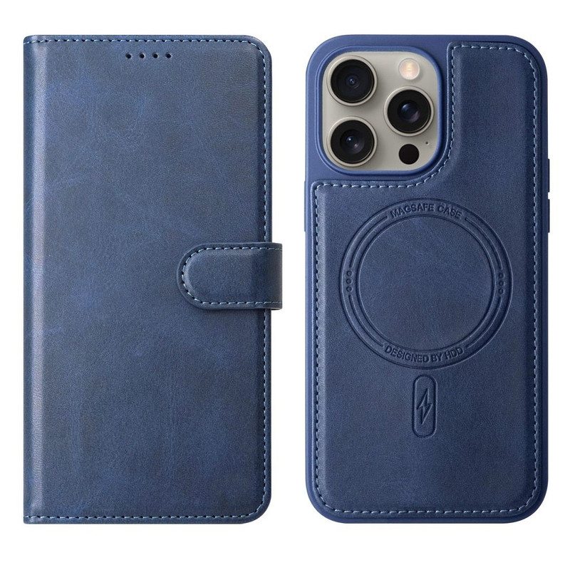 کیف کلاسوری اچ دی دی طرح چرمی مگ سیف مدل LUXURY مناسب برای گوشی موبایل اپل IPHONE 11