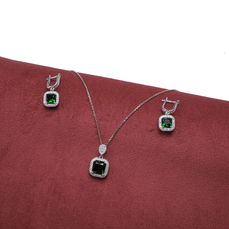 نیم ست نقره زنانه مدل 43