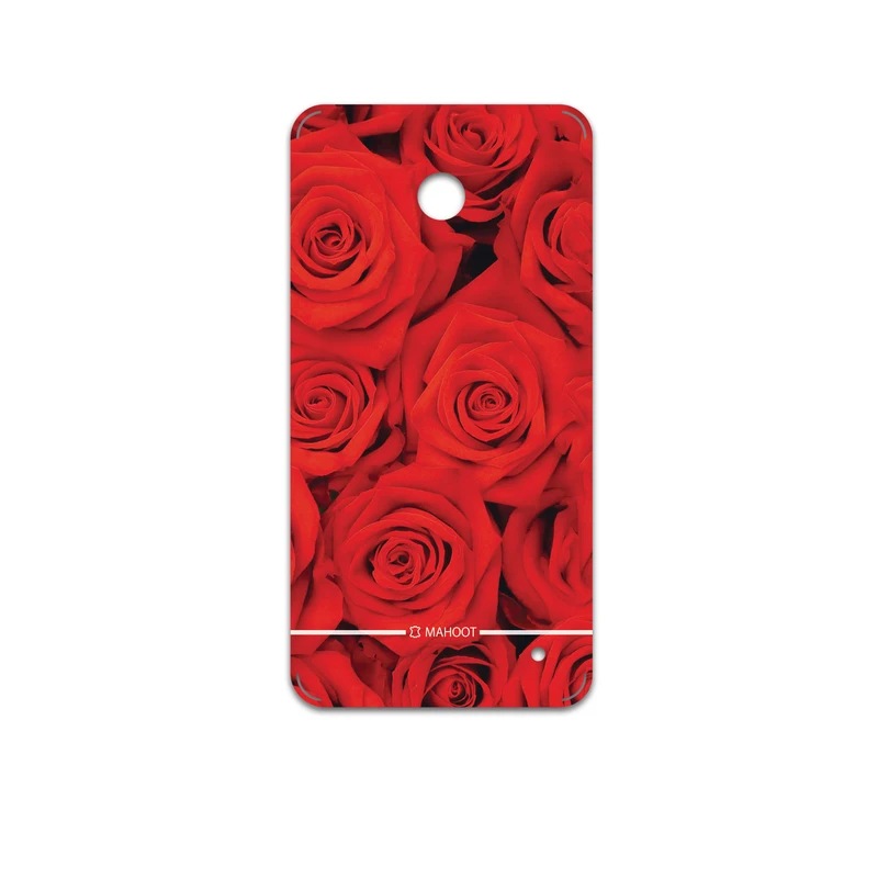 برچسب پوششی ماهوت مدل Red-Flower مناسب برای گوشی موبایل نوکیا Lumia 630