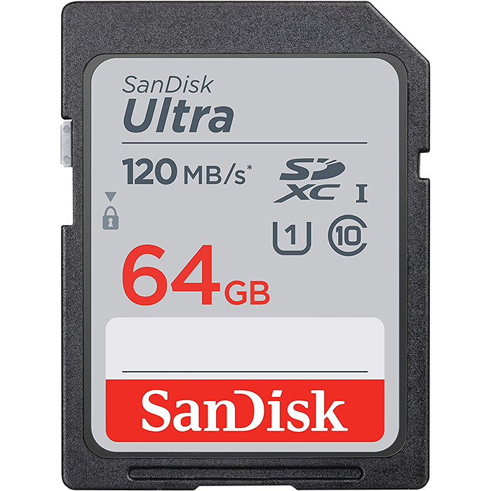 کارت حافظه SDXC مدل Ultra کلاس 10 استاندارد UHS-I U1 سرعت 120MBps ظرفیت 64 گیگابایت