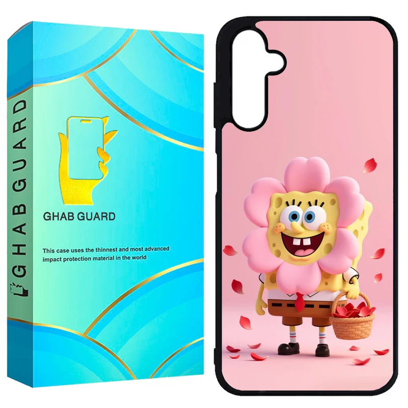 کاور قاب گارد طرح باب اسفنجی مدل GCHPA25 مناسب برای گوشی موبایل سامسونگ Galaxy A25 