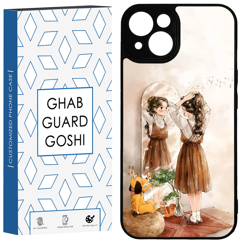 کاور قاب گارد گوشی طرح دخترانه کد TPU-019 مناسب برای گوشی موبایل اپل IPHONE 13 / 14