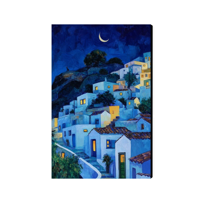 تابلو شاسی عرش مدل فانتزی هنری نقاشی خانه کد As4677