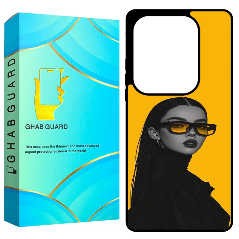 کاور قاب گارد طرح دختر مدل GCHPN13P مناسب برای گوشی موبایل شیائومی Redmi Note 13 Pro 4G / Poco M6 Pro 4G