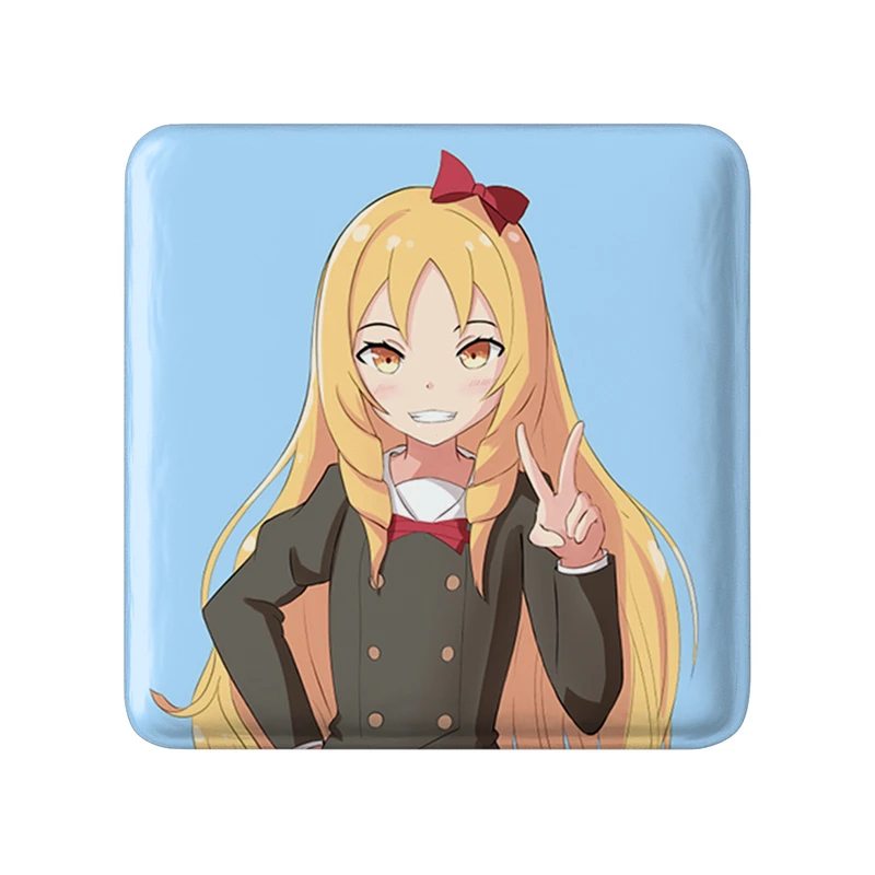 مگنت خندالو طرح یامادا الف انیمه ارومانگا سنسی Eromanga Sensei  مدل مربعی کد 22732