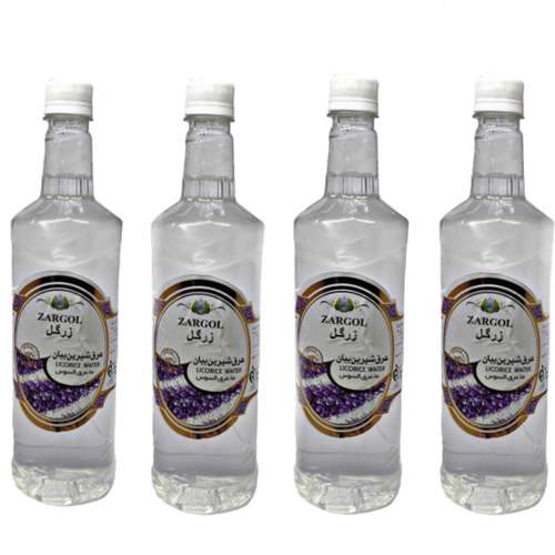 عرق شیرین بیان زرگل -1 لیتر بسته 4 عددی
