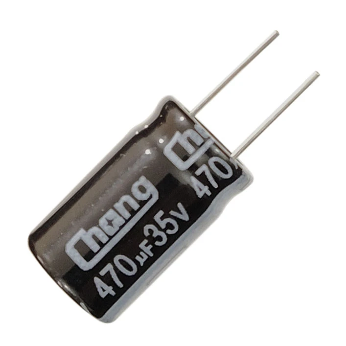 خازن 470 میکرو فاراد چانگ مدل Ch-35 بسته 10 عددی