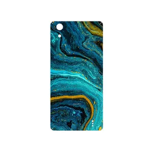 MAHOOT Turquoise marblewith golden streaks Cover Sticker for GLX Maad