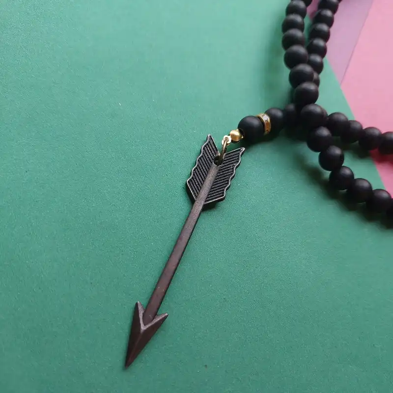 گردنبند مردانه مدل پیکان کد NC016