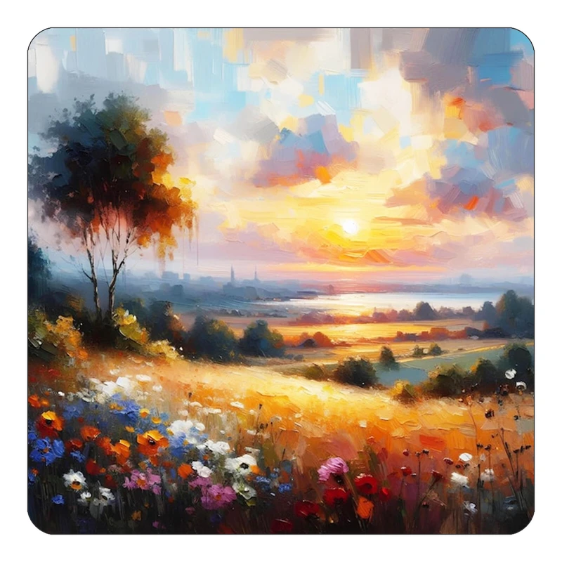 مگنت کاکتی طرح نقاشی رنگ روغن مدل mp73246