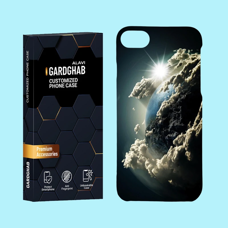 کاور گارد قاب علوی مدل کهکشان مناسب برای گوشی موبایل اپل iPhone 7 / iPhone 8 / iPhone SE 2020 / iPhone SE 2022