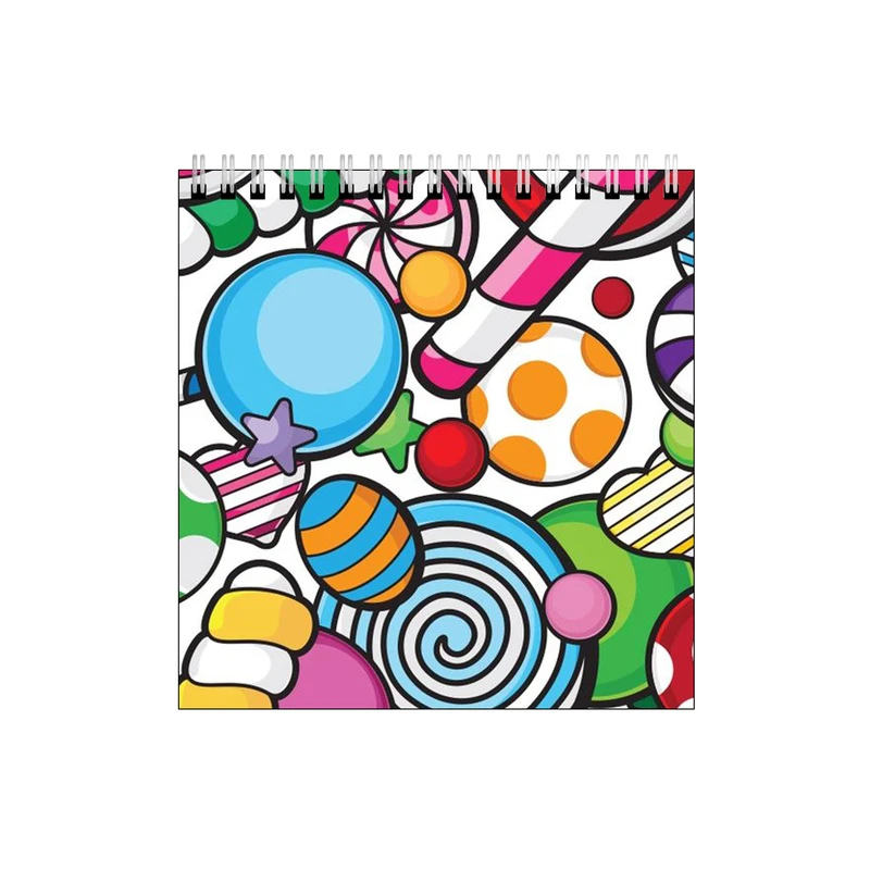 دفتر طراحی طرح پترن آبنباتی رنگی کد 1573978