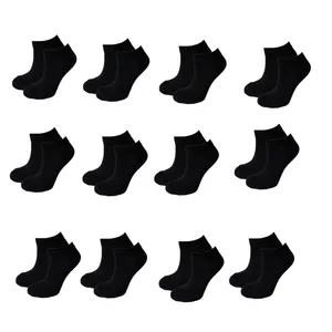 جوراب ساق کوتاه مدل m12 بسته 12 عددی