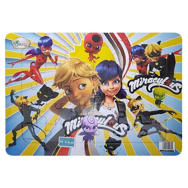 پازل 30 تکه رویش مدل دختر کفشدوزکی