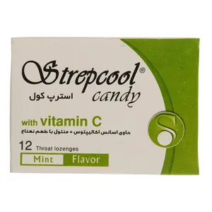 آبنبات سرماخوردگی با طعم اکالیپتوس و نعناع استرپ کول بسته 12 عددی