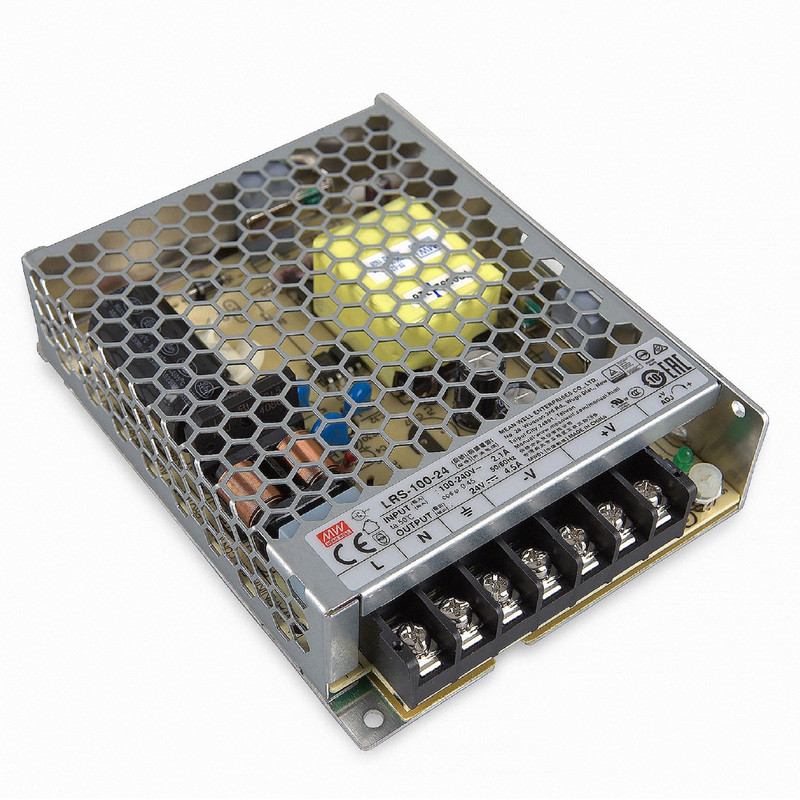 منبع تغذیه 24 ولت 4.5 آمپر مینول مدل LRS-100-24