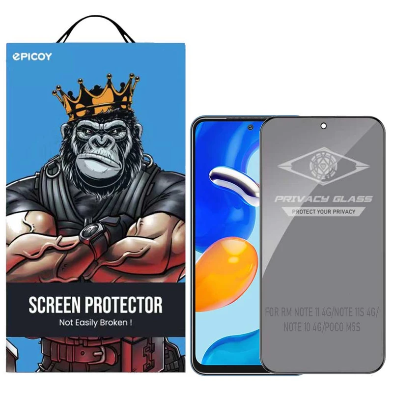 محافظ صفحه نمایش حریم شخصی اپیکوی مدل Pte مناسب برای گوشی موبایل شیائومی Redmi Note 11 4G/ Note 11s 4G/ Note 10 4G/ Poco M5s